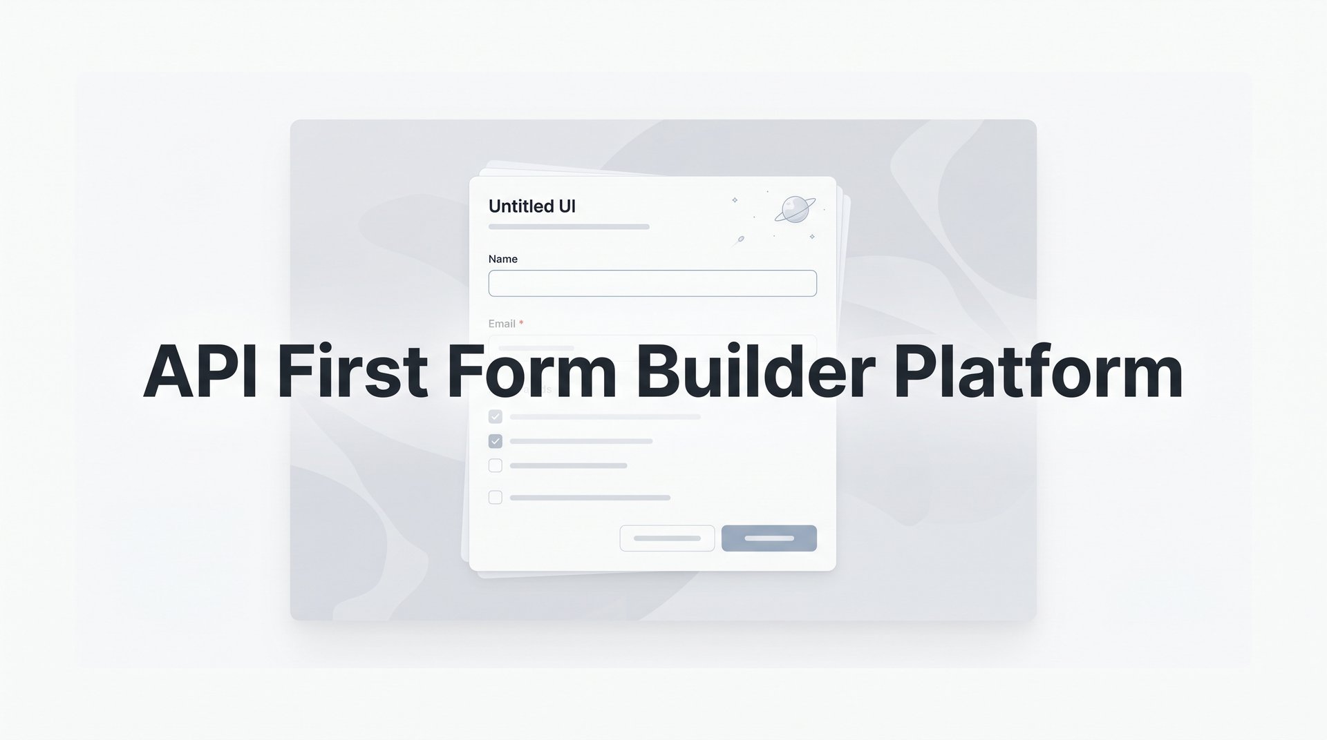 Best API First Form Builder Platform Options Guide