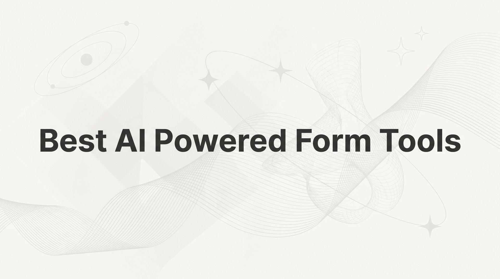 Best AI Powered Form Tools for Smarter Lead Capture
