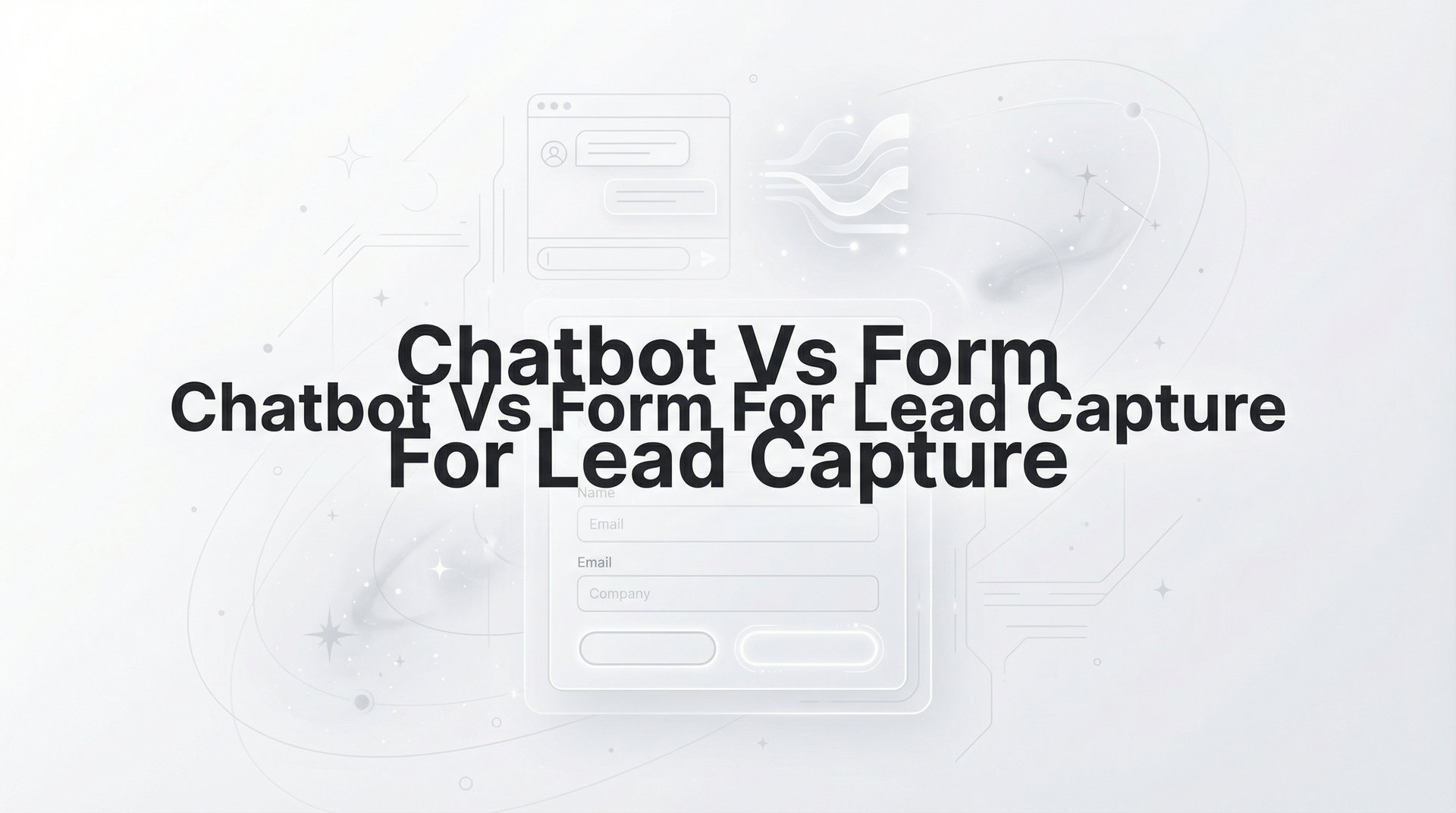 Chatboot Query Form Chatbot Vs Form For Lead Capture: 7 Proven Strategies