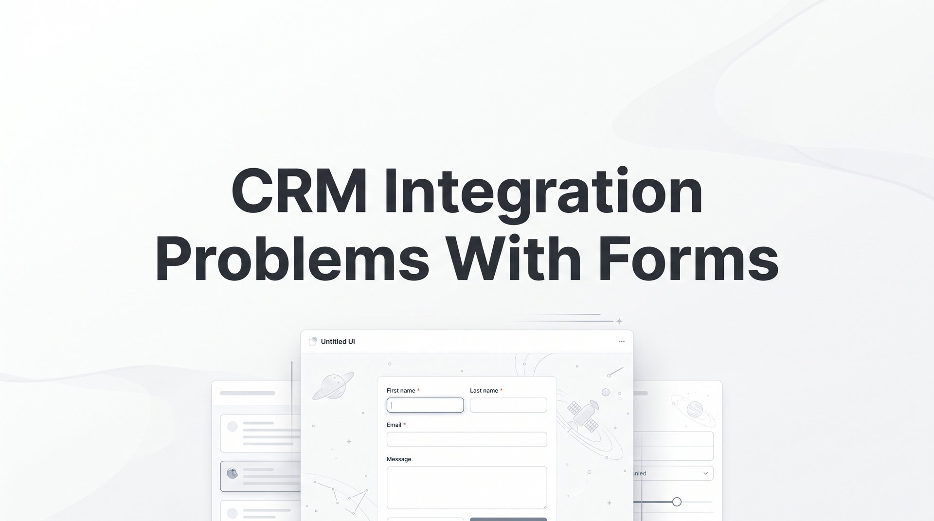 Fix CRM Integration Problems With Forms: Top Guide