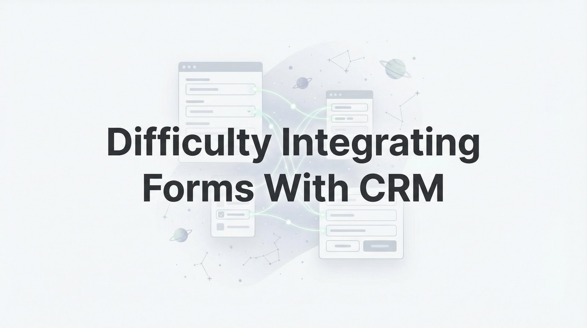 Difficulty Integrating Forms With CRM: Quick Fix Guide