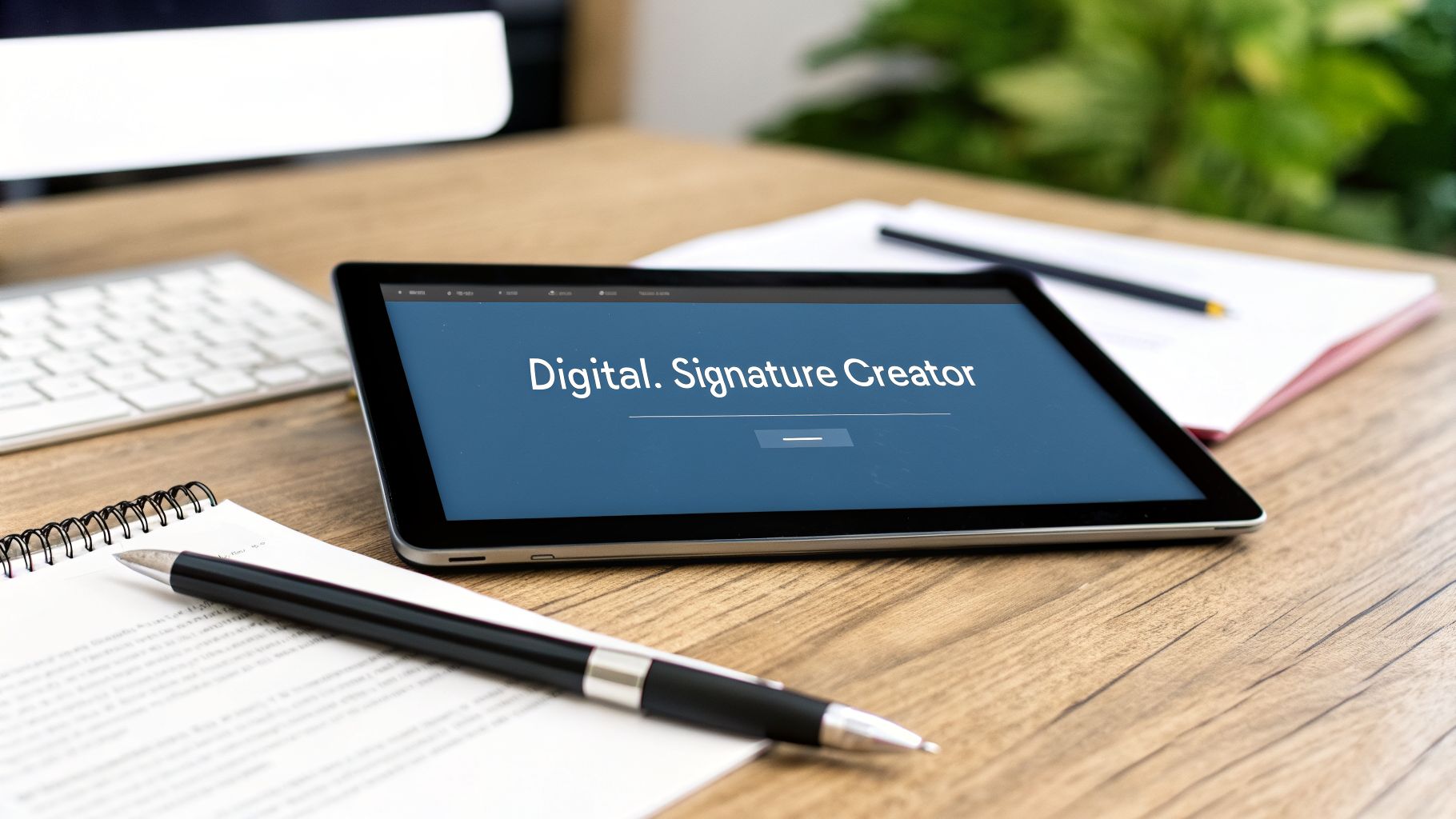 A Guide to Using a Digital Signature Creator in 2026