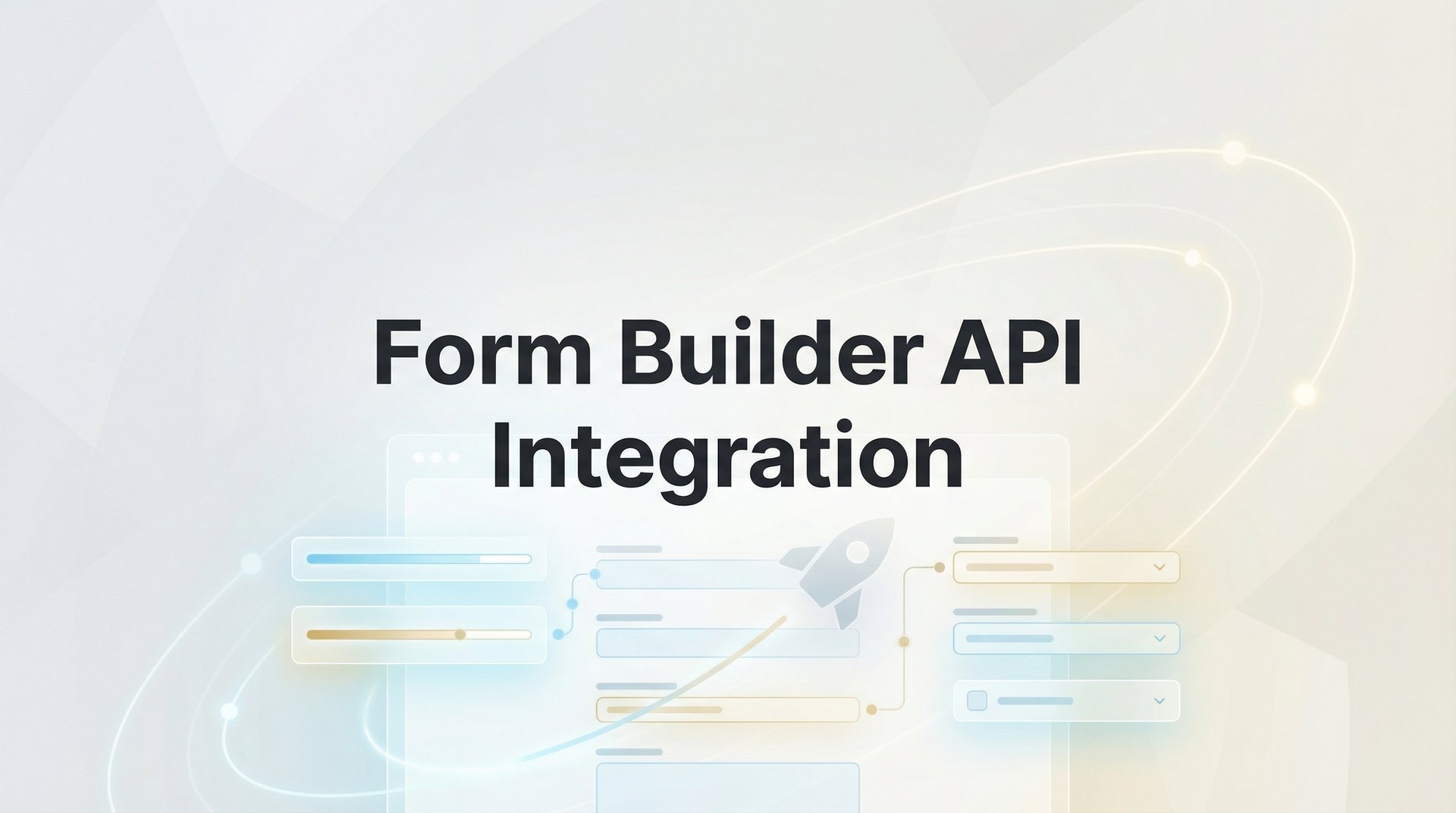 Form Builder API Integration: Complete Setup Guide
