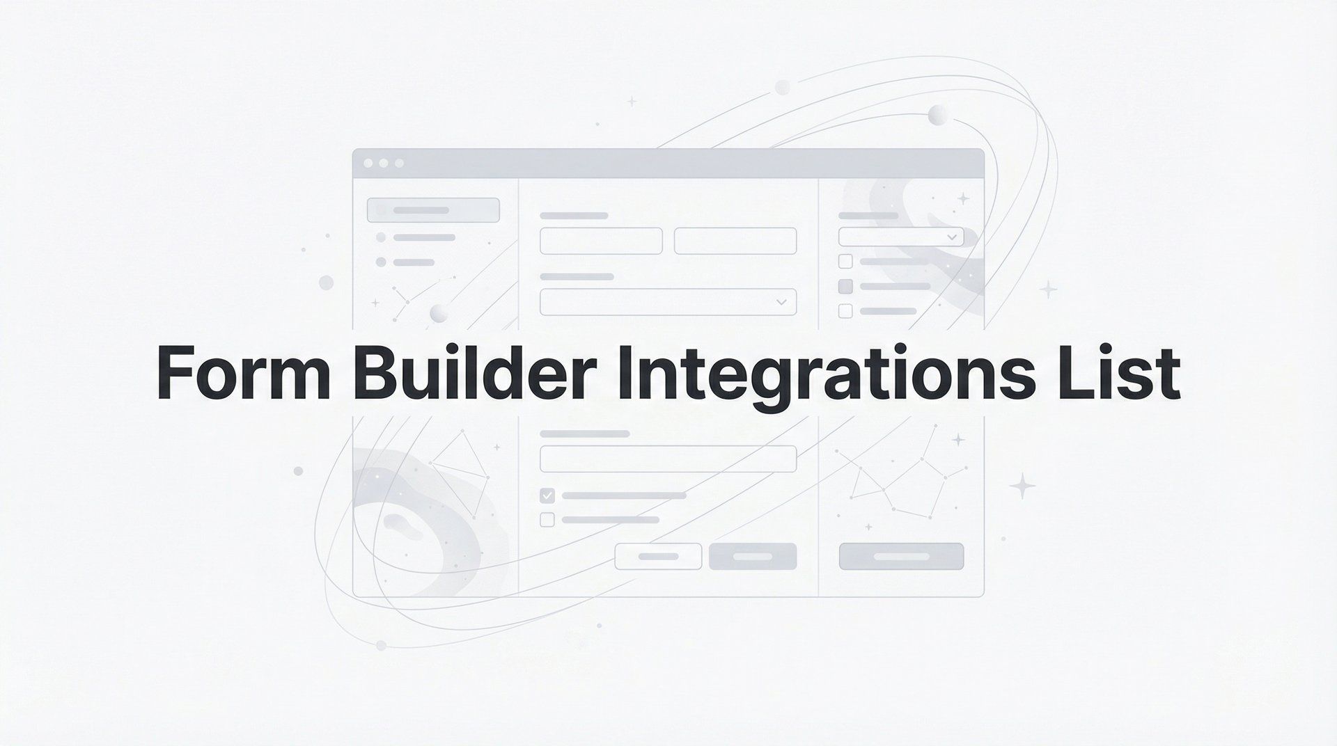 github - mplodowski formbuilder-plugin-public: https: ... Form Builder Integrations List: 11 Best Tools 2026