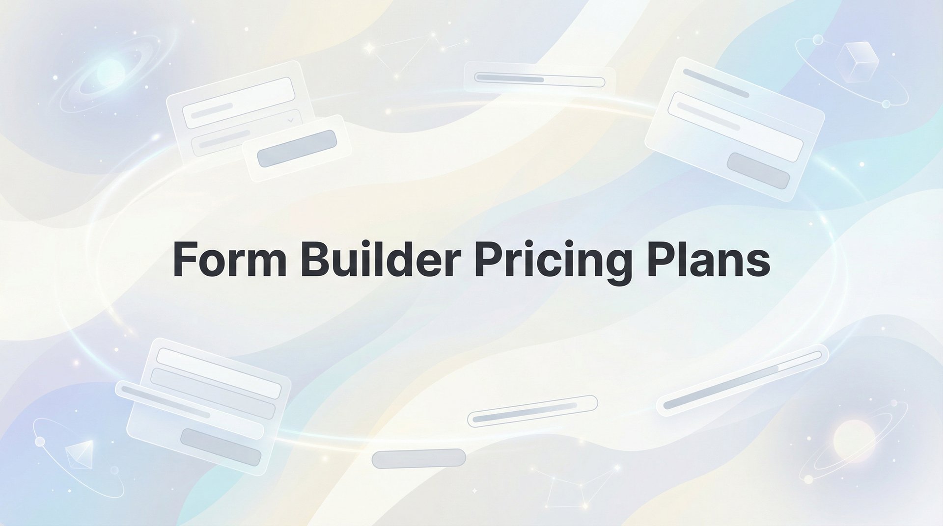 Form Rendering Fee Form Builder Pricing Plans: Choose the Right Tier!