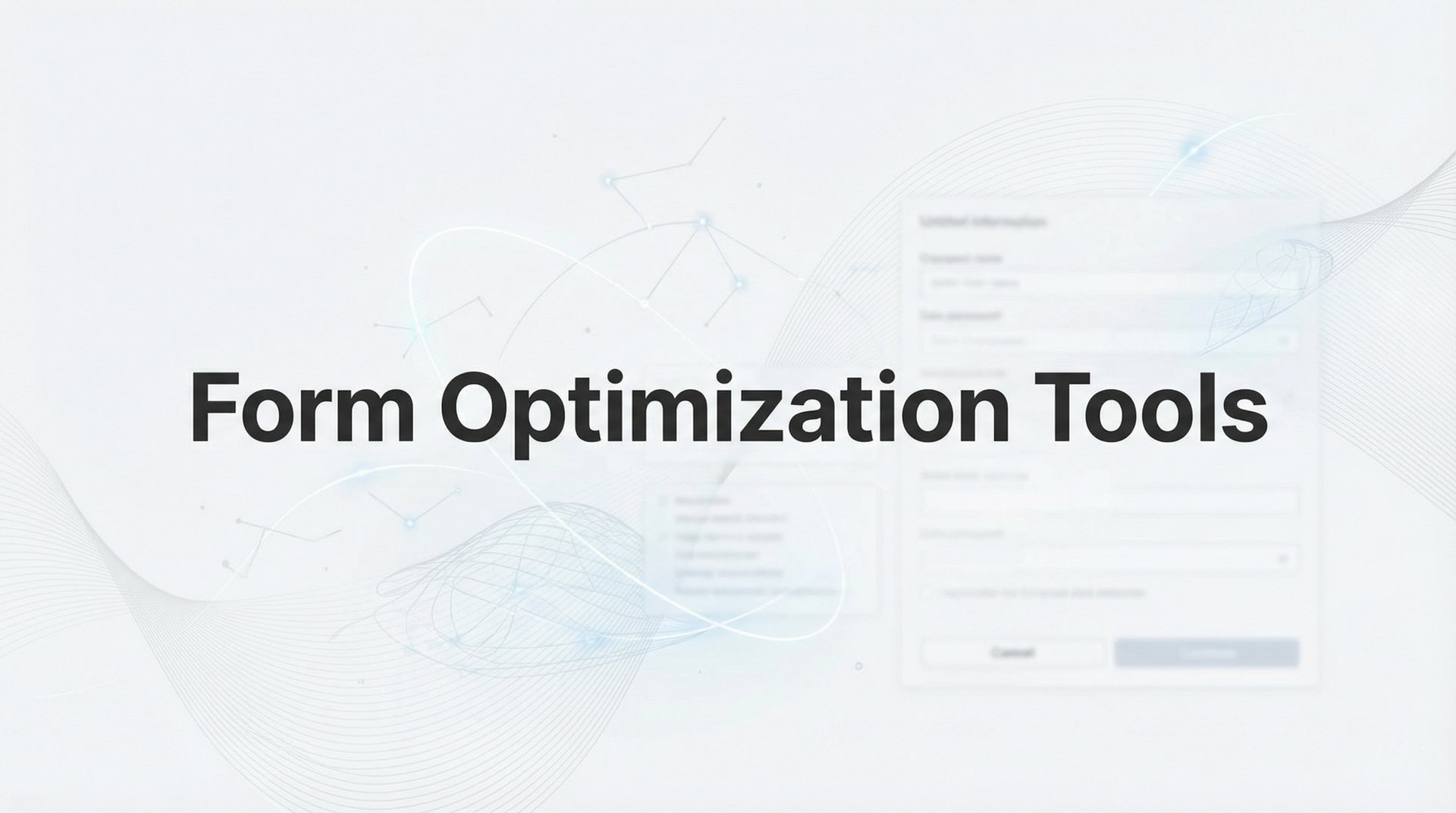 11 Best Form Optimization Tools to Boost Conversions