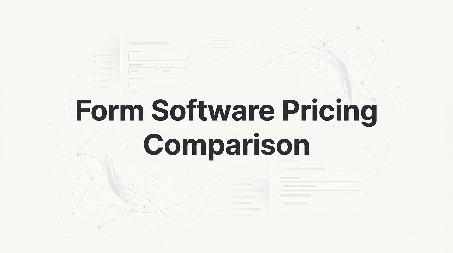 caterease software pricing, alternatives & Images... Form Software Pricing Comparison: Complete 2026 Guide
