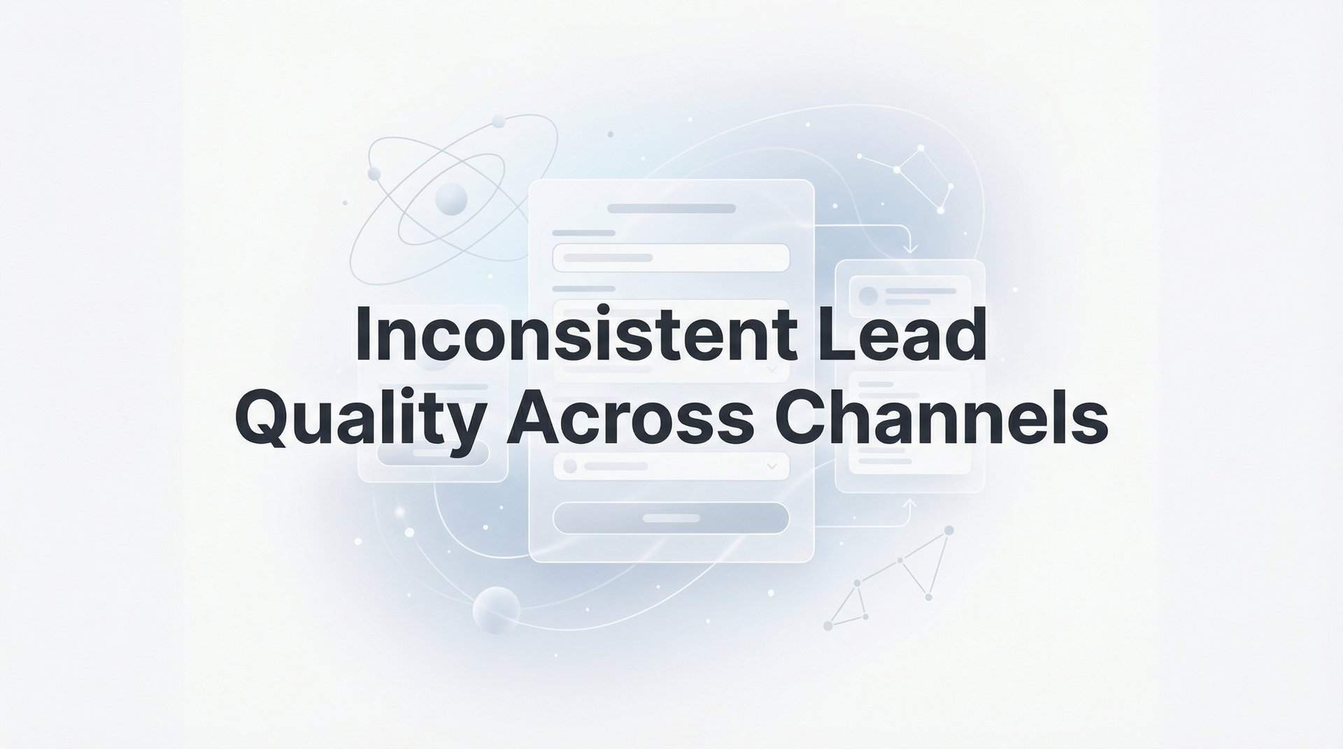 Fix Inconsistent Lead Quality Across Channels: 7 Tips