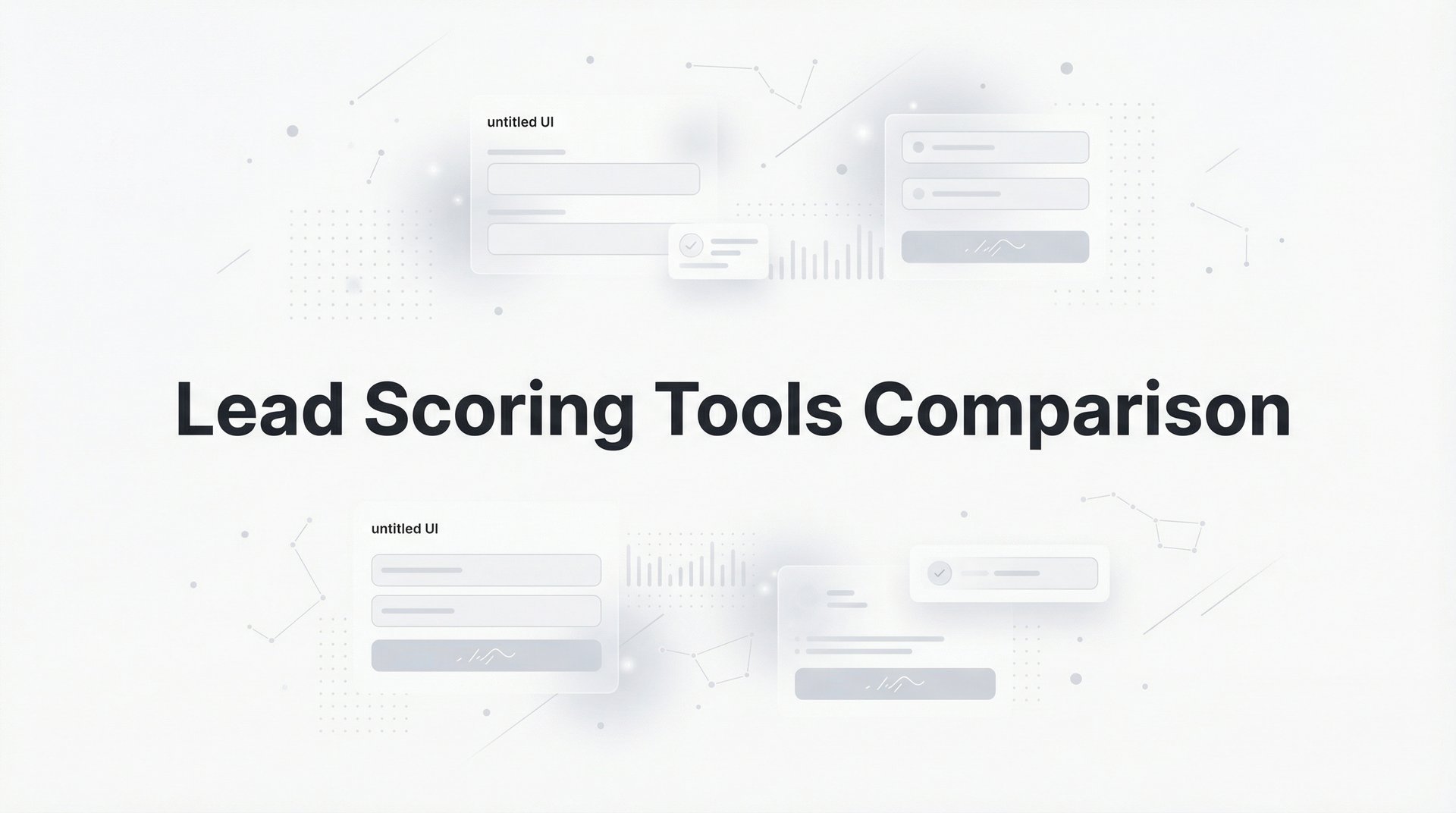 Lead Scoring Tools Comparison: 9 Best Picks for 2026