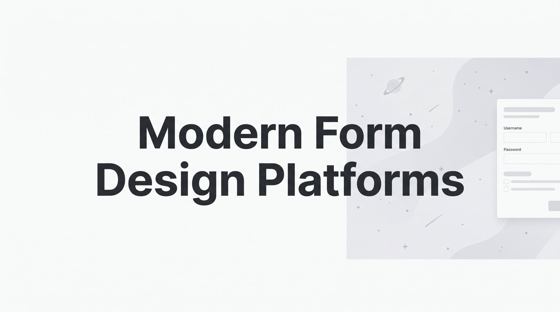 Best Modern Form Design Platforms for Developers 2026