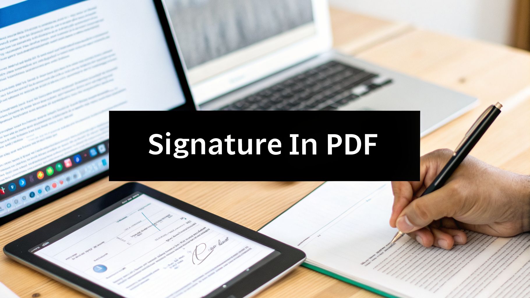 Signing Paper.pdf Your Guide to Adding a Signature in PDF