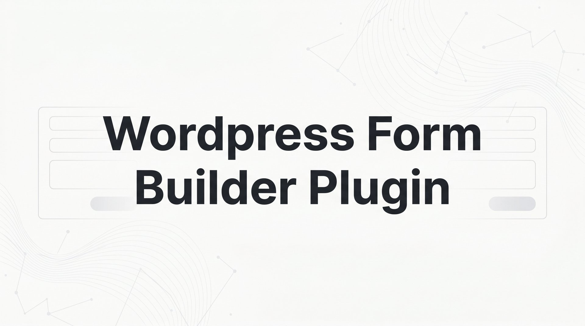 github - mplodowski formbuilder-plugin-public: https: ... 9 Best WordPress Form Builder Plugins: 2026 Guides